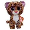 TY Beanie Boos - PATCHES the Brown & Pink Leopard (Regular Size - 6 inch) (Mint)