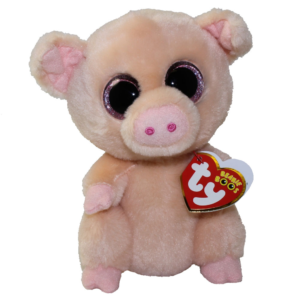 TY Beanie Boos - PIGGLEY the Pig (Regular Size - 6 inch) *Peach