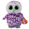 TY Beanie Boos - PIPPER the Owl (Regular Size - 6 inch) (Mint)