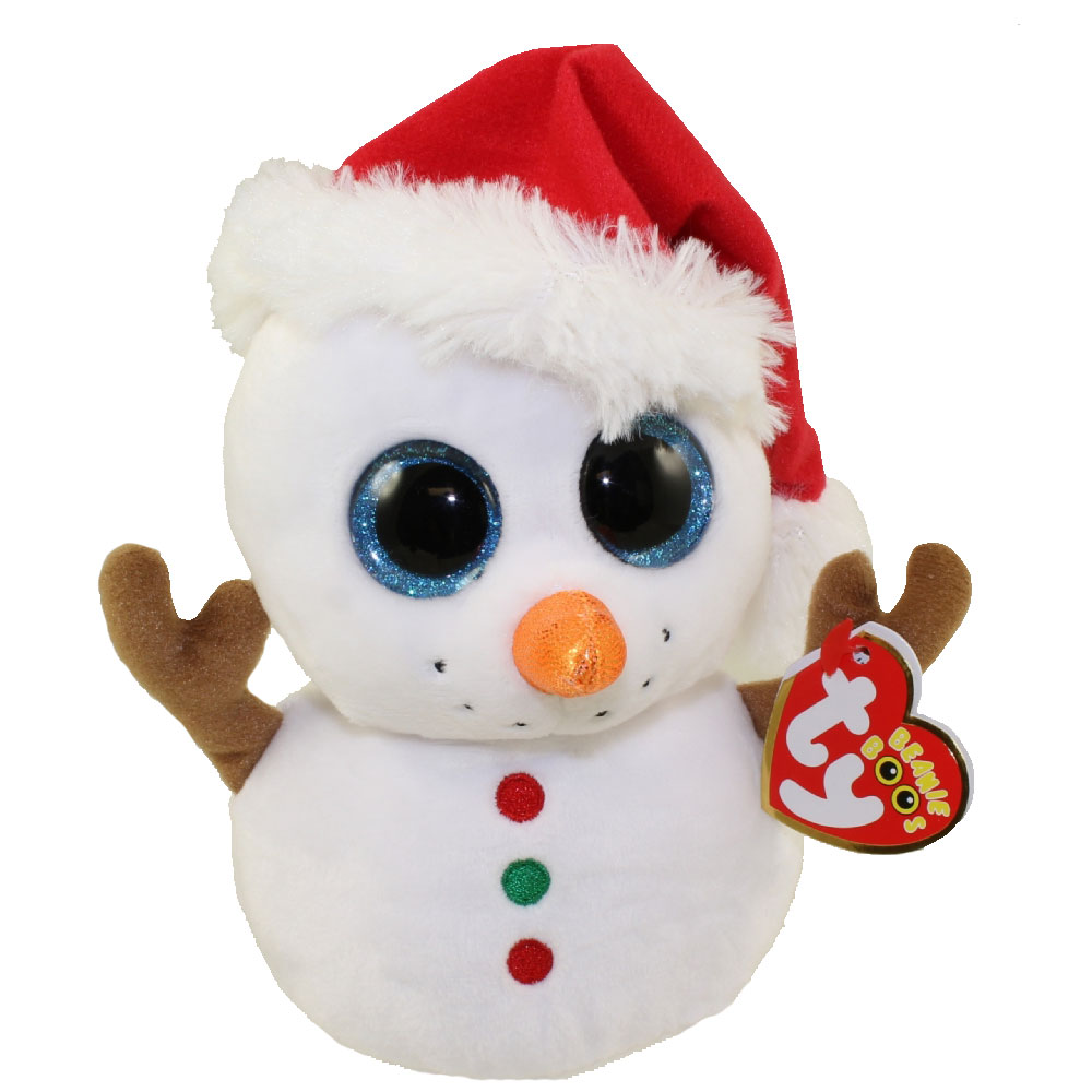 TY Beanie Boos - SCOOP the Snowman (Regular Size - 6 inch) (Mint ...