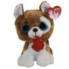 TY Beanie Boos - SMOOTCHES the Dog (Regular Size - 6 inch) (Mint)