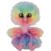 TY Beanie Boos - ASHA the Rainbow Ostrich (Medium Size - 9 inch) (Mint)