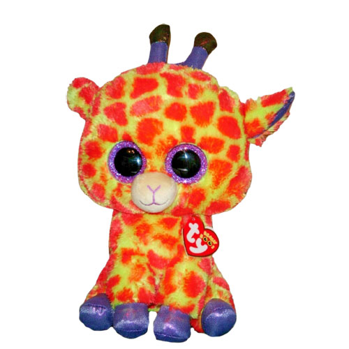 TY Beanie Boos - DARCI the Orange & Yellow Giraffe (Medium Size - 10 ...