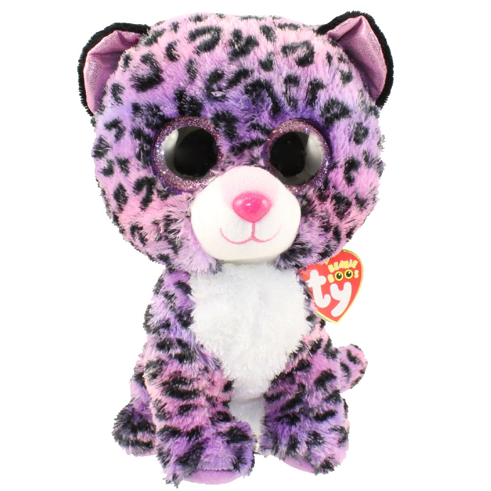 beanie boo violet leopard