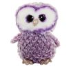 TY Beanie Boos - MOONLIGHT the Purple Owl (Glitter Eyes) (Medium Size - 9 inch) (Mint)