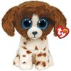 TY Beanie Boos - MUDDLES the White & Brown Spotted Dog (Medium Size - 9 inch) (Mint)