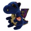 TY Beanie Boos - SAFFIRE the Blue Dragon (Medium Size - 9 inch) (Mint)