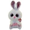 TY Beanie Boos - SLIPPERS the White Bunny (Glitter Eyes) (Medium Size - 9 inch) (Mint)