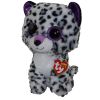 TY Beanie Boos - VIOLET the Leopard (Glitter Eyes) (Medium Size - 9 inch) (Mint)