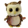 TY Beanie Boos - WISE the Owl (Medium Size - 9 inch) (Mint)