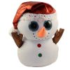 TY Beanie Boos - FLURRY the Snowman (Glitter Eyes) (LARGE Size - 17 inch) (Mint)