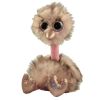 TY Beanie Boos - HENNA the Brown Ostrich (Glitter Eyes) (LARGE Size - 17 inch) (Mint)