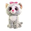 TY Beanie Boos - KIKI the Grey Cat (LARGE Size - 17 inch) (Mint)