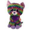 TY Beanie Boos - TRIXIE the Rainbow Leopard (LARGE Size - 17 inch) (Mint)