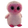 TY Beanie Boos - PINKY the Pink Owl (LARGE Size - 17 inch) (Mint)