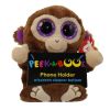 TY Beanie Boos - Peek-A-Boos - CHIMPS the Monkey (4 inch - Phone Holder) (Mint)