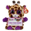 TY Beanie Boos - Peek-A-Boos - JESSE the Giraffe (4 inch - Phone Holder) (Mint)