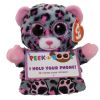 TY Beanie Boos - Peek-A-Boos - TRIXI the Leopard (4 inch - Phone Holder) (Mint)