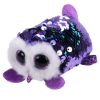 TY Beanie Boos - Teeny Tys Stackable Sequin Plush - MOONLIGHT the Owl (4 inch) (Mint)