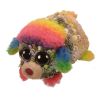 TY Beanie Boos - Teeny Tys Stackable Sequin Plush - RAINBOW the Poodle (4 inch) (Mint)