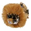 TY Beanie Boos - Teeny Tys Stackable Sequin Plush - REGAL the Lion (4 inch) (Mint)