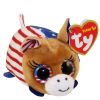 TY Beanie Boos - Teeny Tys Stackable Plush - VOTE DEMOCRAT the Donkey (3.5 inch) (Mint)