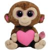 TY Beanie Boos - CASANOVA the Valentine Monkey (Regular Size - 6 inch) (Mint)