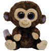 TY Beanie Boos - COCONUT the Monkey (Regular Size - 6 inch) (Mint)