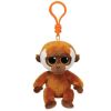 TY Beanie Boos - BONGO the Baby Monkey (Plastic Key Clip - 3 inch) (Mint)
