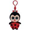 TY Beanie Boos - BUGSY the Ladybug (Plastic Key Clip - 3 inch) (Mint)