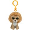 TY Beanie Boos - KING the Lion (Plastic Key Clip - 3 inch) (Mint)