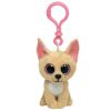 TY Beanie Boos - NACHO the Chihuahua Dog (Plastic Key Clip - 3 inch)  (Mint)