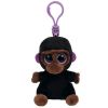 TY Beanie Boos - ROMEO the Gorilla (Plastic Key Clip - 3 inch) (Mint)