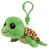 TY Beanie Boos - SANDY the Turtle (Flipper Feet) (Plastic Key Clip) (Mint)