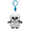 TY Beanie Boos - SPELLS the White Owl (Plastic Key Clip - 3 inch) (Mint)