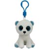 TY Beanie Boos - TUNDRA the Polar Bear (Plastic Key Clip - 3 inch) (Mint)