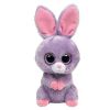 TY Beanie Boos - PETUNIA the Purple Bunny (Regular Size - 6 inch) (Mint)