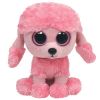 TY Beanie Boos - PRINCESS the Pink Poodle (Regular Size - 6 inch) (Mint)