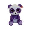 TY Beanie Boos - Mini Boo Figures Series 2 - BOOM BOOM the Purple & White Panda (2 inch) (Mint)