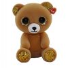 TY Beanie Boos - Mini Boo Figures Series 3 - CRACKER the Brown Bear (2 inch) (Mint)