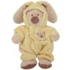 Baby TY - PJ BEAR (Yellow) (Small w/ Removable PJ's - 7 Inches) (Mint)