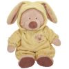 Baby TY - PJ BEAR (Yellow) (Medium w/ Removable PJ's - 12 Inches) (Mint)