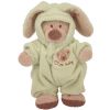 Baby TY - PJ BEAR (Green) (Small w/ Removable PJ's - 7 Inches) (Mint)