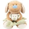 Baby TY - SNUGGLEPUP the Dog (Holding Blanket) (13 inch) (Mint)