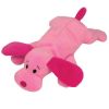 TY Bow Wow Beanie Dog Toy - BONES the Pink Dog (Mint)