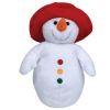 TY Bow Wow Beanie Dog Toy - CHILLIN' the Snowman (Mint)