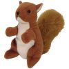 TY Bow Wow Beanie Dog Toy - NUTS the Squirrel (Mint)