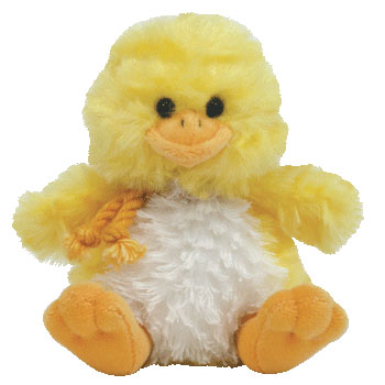 TY Basket Beanie Baby - COOP the Chick (4 inch) (Mint ...