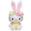 TY Basket Beanie Baby - HELLO KITTY (Bunny w/ Yellow Overalls) (5.5 inch) (Mint)