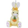 TY Basket Beanie Baby - NIBBLES the Bunny (5 inch) (Mint)